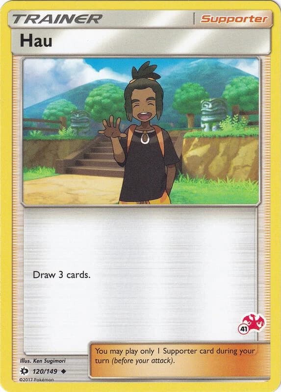 Hau - 120/149 (#41 Charizard Stamped)