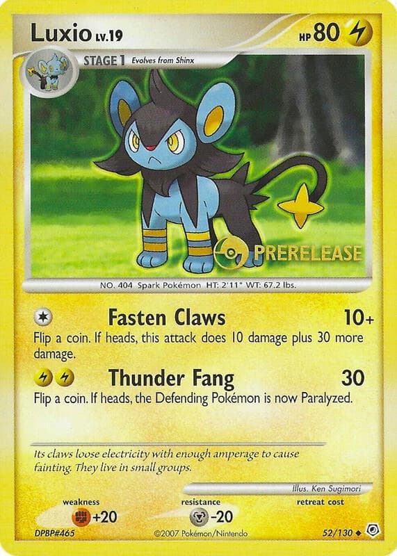 Luxio - 52/130 (Prerelease)