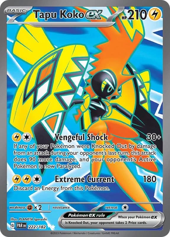 Tapu Koko ex - 222/182