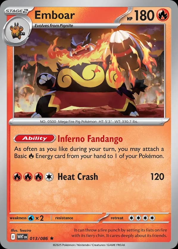 Emboar (Master Ball Pattern)