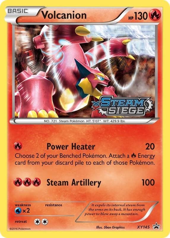 Volcanion (XY Steam Siege Prerelease)
