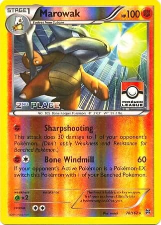 Marowak - 78/162 (Pokemon League) [2nd Place]