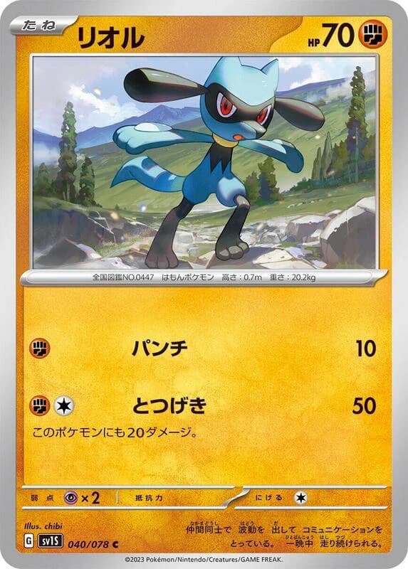 Riolu - 040/078