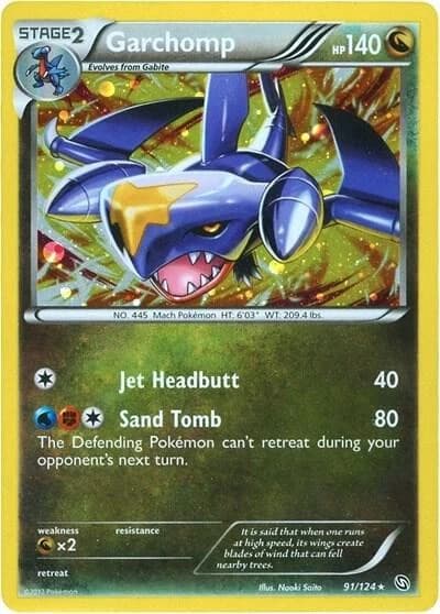 Garchomp - 91/124 (Cosmos Holo)