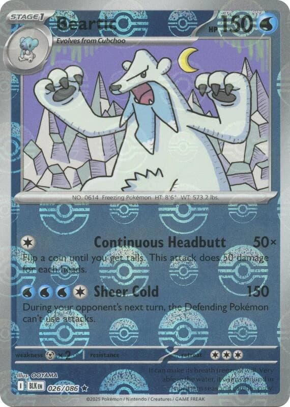 Beartic (Poke Ball Pattern)