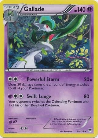 Gallade - 61/135 (Cosmos Holo)