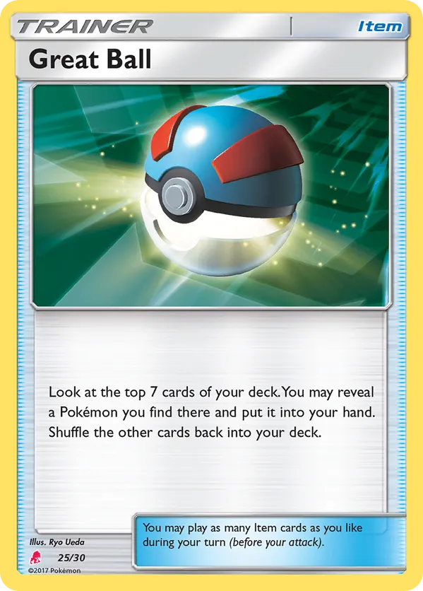 Great Ball (#25) (Lycanroc Half-Deck)