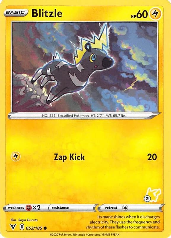 Blitzle - 053/185 (#2 Pikachu Stamped)