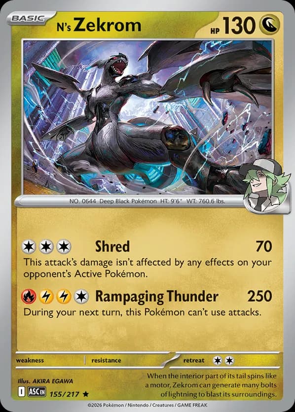 N's Zekrom (Energy Symbol Pattern)