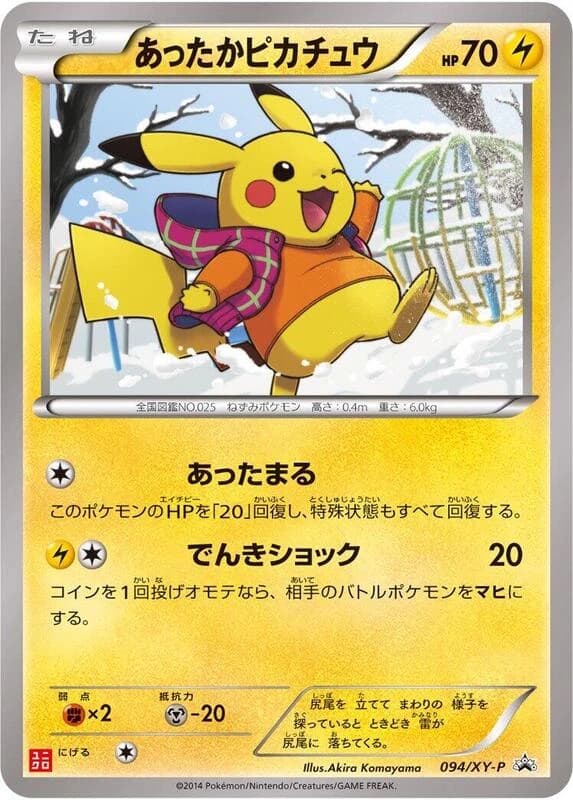 Warm Pikachu - 094/XY-P