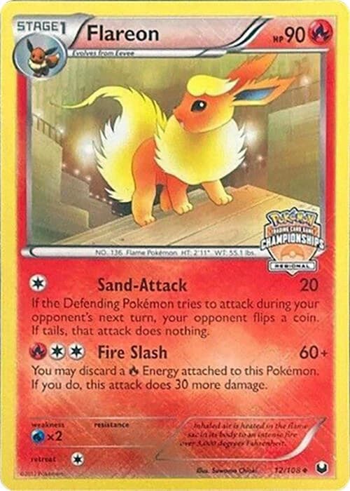 Flareon - 12/108 (Regional Championships)