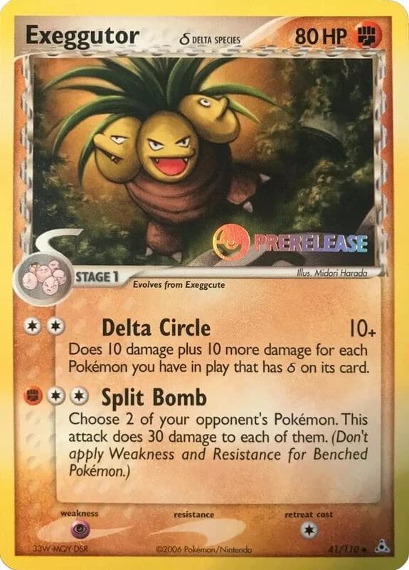 Exeggutor (Delta Species) - 41/110 (Prerelease)