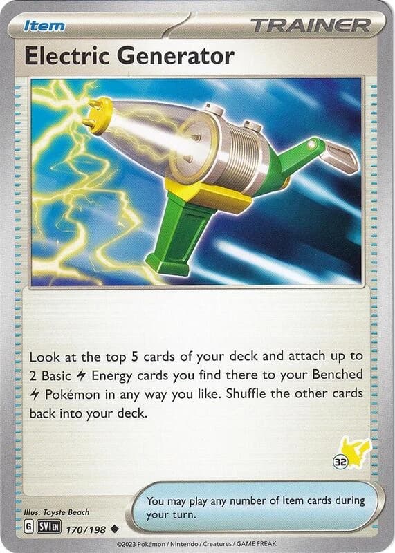 Electric Generator - Pikachu 32