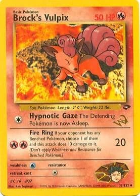Brock's Vulpix [W Stamped]