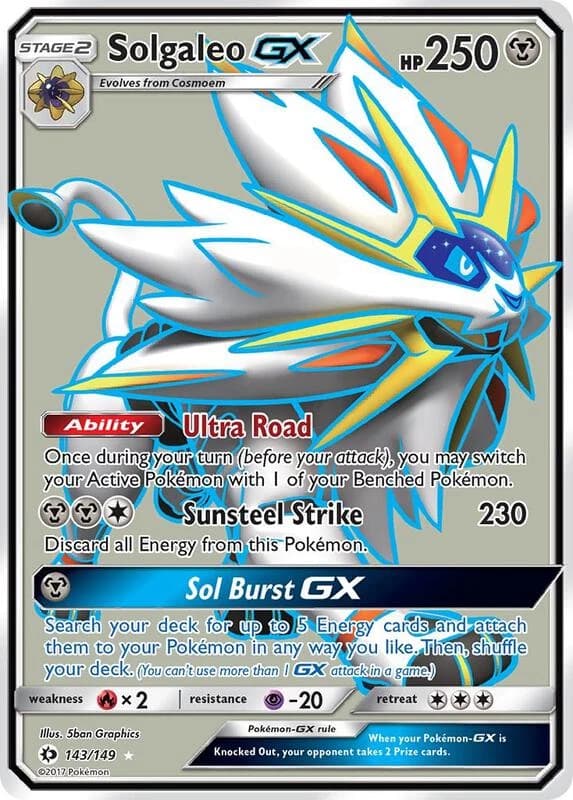 Solgaleo GX (Full Art)