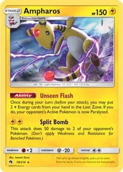 Ampharos - 78/214 (SM Lost Thunder)
