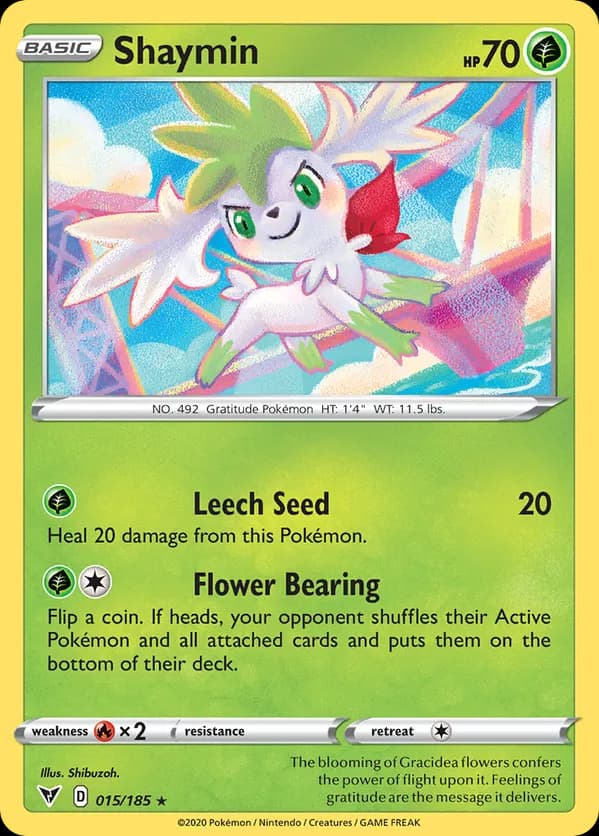 Shaymin - 015/185 (Cosmos Holo)