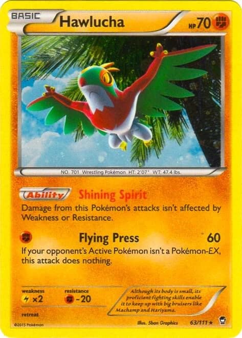 Hawlucha - 63/111 (Cosmos Holo)
