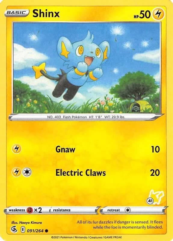 Shinx - 091/264 (#41 Pikachu Stamped)