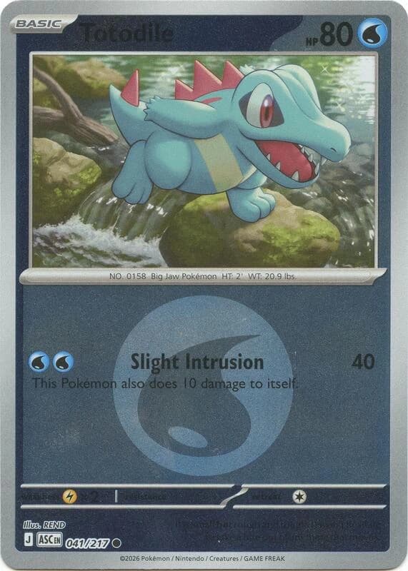 Totodile (Energy Symbol Pattern)