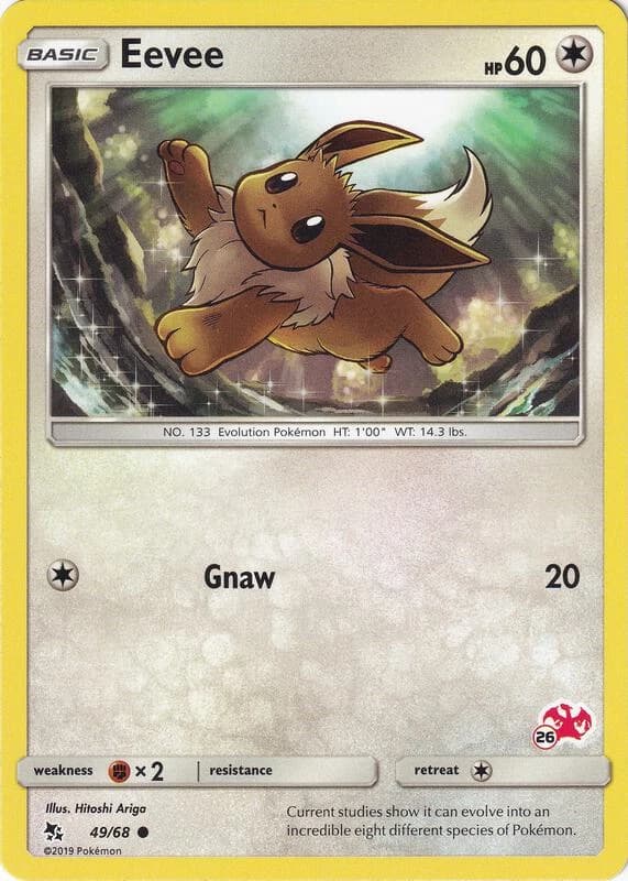 Eevee - 49/68 (#26 Charizard Stamped)