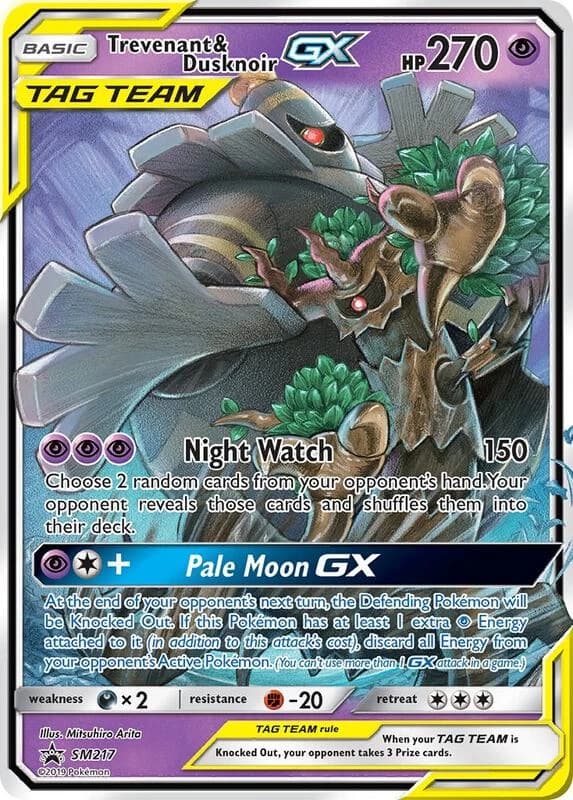 Trevenant & Dusknoir GX - SM217