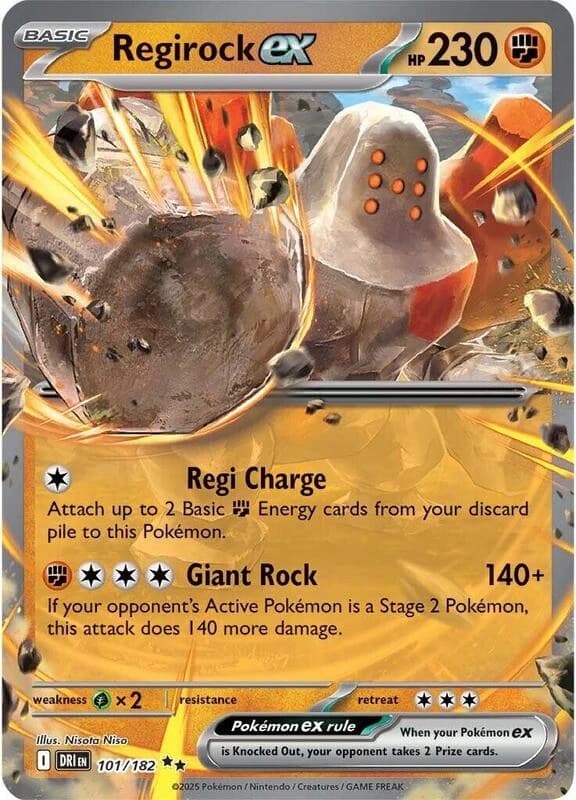 Regirock ex - 101/182