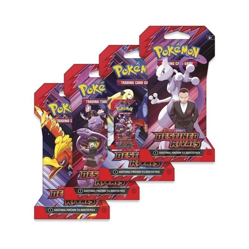 Destined Rivals Sleeved Booster Pack Art Bundle [Set of 4]
