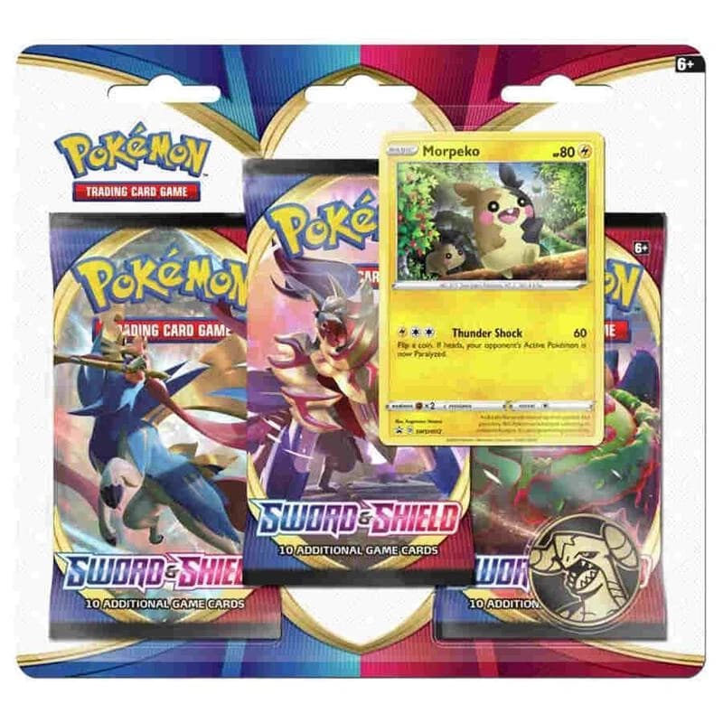 Sword & Shield 3 Pack Blister [Morpeko]